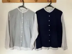 前後切替え長袖シャツ 2点セット
