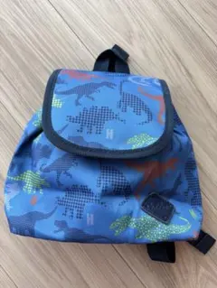 hakka kids 恐竜柄 リュック ブルーのサムネイル