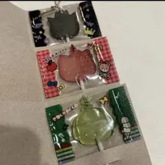 サンリオキャラクターズ　キャンディチャームズ　ばつ丸 キティ ポチャッコ セット