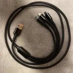 3-in-1充電ケーブル USB-C, A Lightning MicroUSB