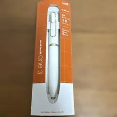 新品】三菱鉛筆 ユニボール ワン 3（ギフトver.） ランプホワイト