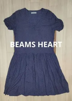BEAMS HEART　インド製花柄ワンピース　ビームスハートのサムネイル