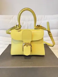 DELVAUX デルヴォー イエロー レザーハンドバッグのサムネイル