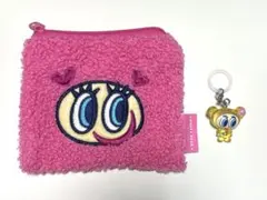 ナルミヤ めじるし ハナちゃん エンジェルブルー もこもこポーチ ナカムラくん