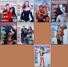 【海外版】バラ売り可：月刊PENTHOUSEアメリカ版1993年8冊セット