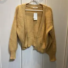 値下げ！新品未使用タグ付き　レトロガール　ニットカーディガン