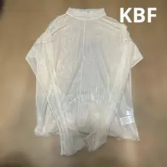 KBF ケービーエフ シースルーハイネックトップス シアートップス One