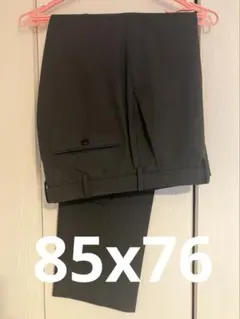 UNIQLO 感動パンツ　ウールライク　85×76 08ダークグレー