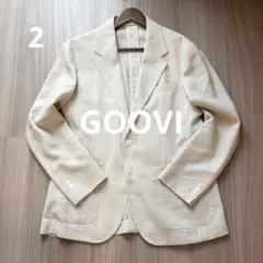 GOOVI ウールリネン サマージャケット ベージュのサムネイル