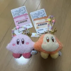 星のカービィ　カービィ　ワドルディ　もふらっと　ぬいぐるみストラップ