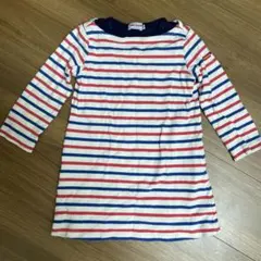 MIKI HOUSE ストライプワンピース 100