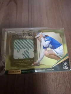 女子ゴルフ 佐久間珠莉ウェアカード