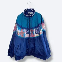3点¥10,000 ビンテージ 古着 卸 レトロ 80's 柄ブルゾン