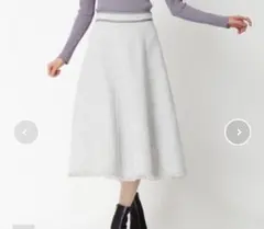 ミッシュマッシュ　ツイード フレアスカート