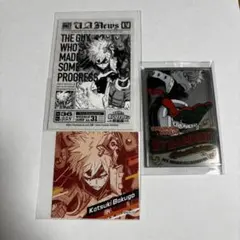 ヒロアカ 原画展 爆豪勝己 入場特典 パブミラー風ステッカー スクエアステッカー
