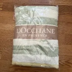 L'OCCITANE ノベルティ コットン100% ボーダー　バスタオル