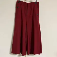 ブラーミン　ガウチョパンツ　RED