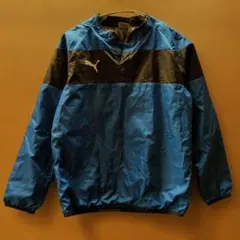 PUMA ピステ ウィンドブレーカー 青/ネイビー　130cm