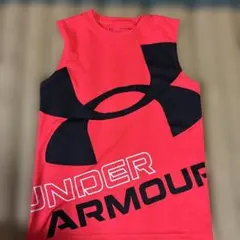 UNDER ARMOUR レッド タンクトップ YXL