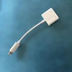 2in1 ライトニング イヤホンジャック iphone 変換アダプタ 充電 音楽のサムネイル