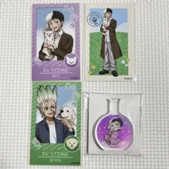 Dr.stone 千空　ゲン　ふぉとカード　アクリルブロック　限定　dog