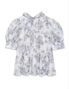 snidel Sustainaオーガンシースルーブラウス SWFB222010