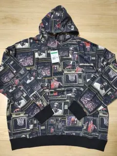 【新品未使用】NIKE Jordan 総柄プルオーバーパーカー XL