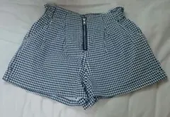 【古着】レディース チェック柄 ショートパンツ ミスティウーマンのサムネイル