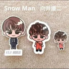 Snow Man 向井康二 すのチルステッカー CD購入初回特典シール 3枚 ⑨