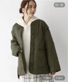 グローバルワーク　2WAYキルティングブルゾン