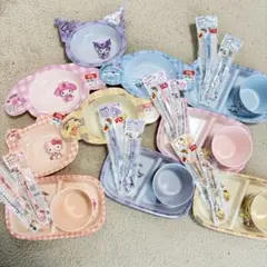 新品】サンリオ のんびりタイム メラミン食器 ダイソー 15点セット
