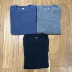 ユニクロ長袖Tシャツ M 3枚