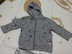 dminis フード付きトレーナー グレー