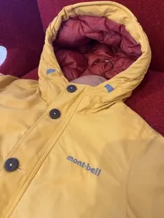 mont-bell フード付きイエローコート130 ダウンコロラドハスキーコート