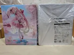 【タイクレ版＆ノーマル版】桜ミクAMP+フィギュア 桜ドレスver. 2点セット