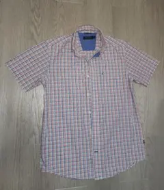 【美品】NAUTICA ノーティカ 半袖チェックシャツ（Sサイズ