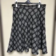 KUMIKYOKU チェック柄フレアスカート サイズ7