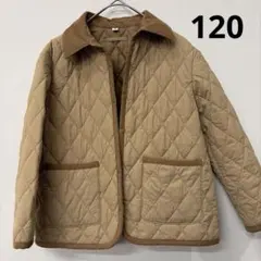 ユニクロ　キッズ　120 　キルティング　キルト　ジャケット　アウター　春