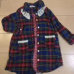 MIKI HOUSE チェック柄ワンピース 110