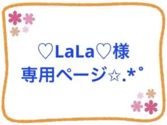 ♡LaLa♡様専用ページ✩.*˚