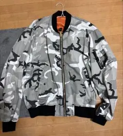 来※バン様Fostex garments アーバンカモ MA-1迷彩 中綿 - メルカリ