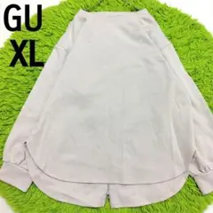 GU 長袖チュニック ダブルフェイスバックジップチュニック XL 大きいサイズのサムネイル