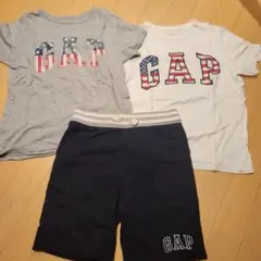 GAP Tシャツ2枚　ハーフパンツセット