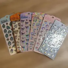 サンリオ　ぷくっとシール　おまとめ　6種