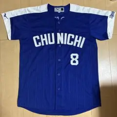 中日ドラゴンズ　大島洋平選手　背番号8 ビジターレプリカユニフォームM ミズノ製