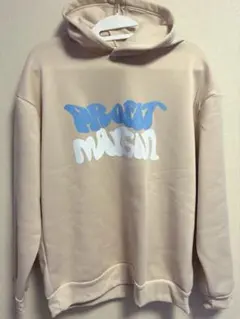 グラフィックプリント ベージュ セットアップ Mサイズ　メンズ/レディース兼用