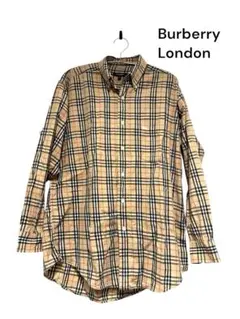 Burberry London バーバリー　長袖シャツ　ノバチェック　M ホース