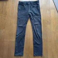GUスキニーパンツ　メンズ30インチ 黒