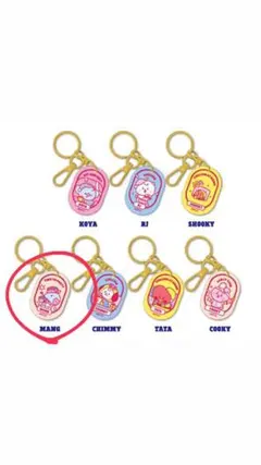 ファミマ限定 BT21アクリルキーホルダー 韓国