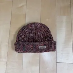 新品未使用】 モンベル ニット帽 ビーニー オレンジ ブラウン 人気